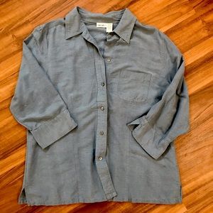 Cherokee Vintage 100% Silk Shirt